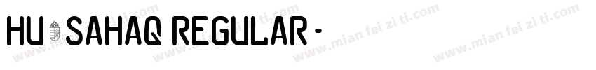 Hu_Sahaq Regular字体转换